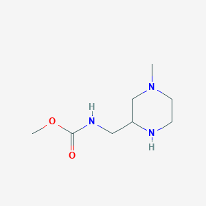 Methyl [(4-methylpiperazin-2-YL)methyl]carbamate