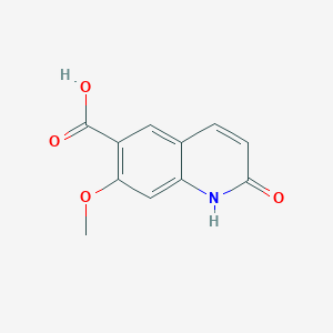 7-Methoxy-2-oxo-1,2-dihydroquinoline-6-carboxylic acid