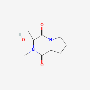 3-Hydroxy-2,3-dimethyl-6,7,8,8a-tetrahydropyrrolo[1,2-a]pyrazine-1,4-dione