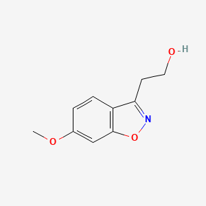molecular formula C10H11NO3 B3353993 2-(6-Methoxybenzo[D]isoxazol-3-YL)ethanol CAS No. 57148-91-1