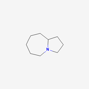 molecular formula C9H17N B3354000 Octahydro-1H-pyrrolo[1,2-a]azepine CAS No. 5715-05-9