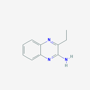 molecular formula C10H11N3 B3354067 3-Ethylquinoxalin-2-amine CAS No. 57315-46-5