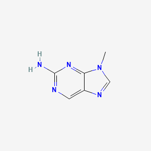 molecular formula C6H7N5 B3354097 9-甲基-9H-嘌呤-2-胺 CAS No. 5752-08-9