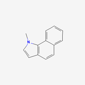 molecular formula C13H11N B3354107 1-Methyl-1H-benz(g)indole CAS No. 57582-30-6