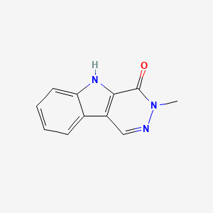 3-methyl-5H-pyridazino[4,5-b]indol-4-one