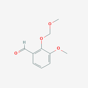 molecular formula C10H12O4 B3354156 3-甲氧基-2-(甲氧基甲氧基)苯甲醛 CAS No. 5779-96-4