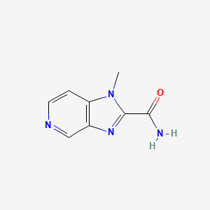 molecular formula C8H8N4O B3354161 1H-Imidazo[4,5-c]pyridine-2-carboxamide, 1-methyl- CAS No. 57806-24-3