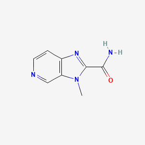 molecular formula C8H8N4O B3354162 3H-Imidazo[4,5-c]pyridine-2-carboxamide, 3-methyl- CAS No. 57806-27-6