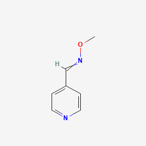 molecular formula C7H8N2O B3354199 N-methoxy-1-pyridin-4-ylmethanimine CAS No. 57980-42-4