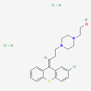 molecular formula C22H26Cl2N2OS B3354218 Zuclopenthixol dihydrochloride CAS No. 58045-23-1