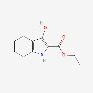molecular formula C11H15NO3 B3354224 Ethyl 3-hydroxy-4,5,6,7-tetrahydro-1H-indole-2-carboxylate CAS No. 58074-24-1