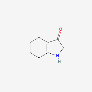 molecular formula C8H11NO B3354231 3H-Indol-3-one, 1,2,4,5,6,7-hexahydro- CAS No. 58074-25-2
