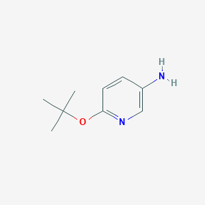 molecular formula C9H14N2O B3354250 6-(tert-Butoxy)pyridin-3-amine CAS No. 58155-80-9