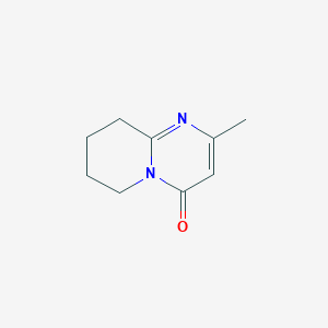 molecular formula C9H12N2O B3354258 4H-pyrido[1,2-a]pyrimidin-4-one, 6,7,8,9-tetrahydro-2-methyl- CAS No. 58156-40-4