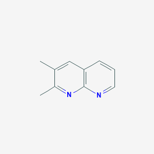 molecular formula C10H10N2 B3354265 2,3-Dimethyl-1,8-naphthyridine CAS No. 58309-25-4
