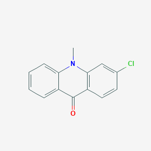 molecular formula C14H10ClNO B3354339 3-Chloro-10-methylacridin-9(10h)-one CAS No. 58658-41-6