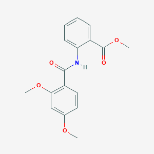 molecular formula C17H17NO5 B335438 Methyl 2-[(2,4-dimethoxybenzoyl)amino]benzoate 