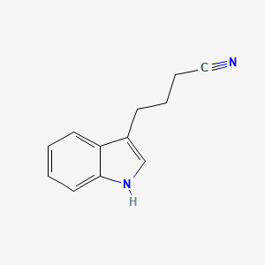 molecular formula C12H12N2 B3354399 Indole-3-butyronitrile CAS No. 59108-95-1