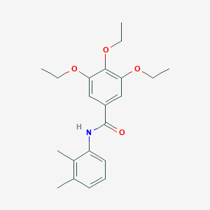 molecular formula C21H27NO4 B335444 N-(2,3-dimethylphenyl)-3,4,5-triethoxybenzamide 