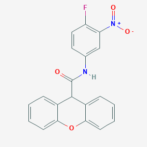 N-(4-fluoro-3-nitrophenyl)-9H-xanthene-9-carboxamide