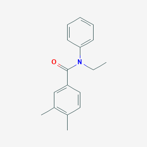 molecular formula C17H19NO B335452 N-ethyl-3,4-dimethyl-N-phenylbenzamide 