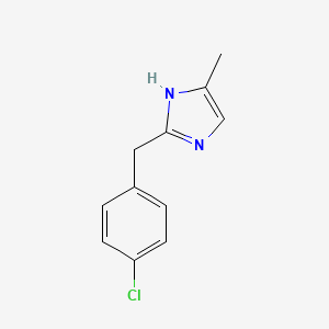 1H-Imidazole, 2-[(4-chlorophenyl)methyl]-4-methyl-