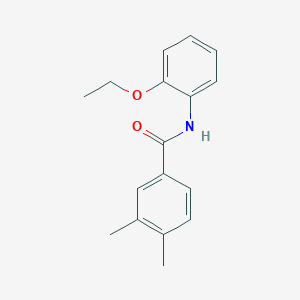molecular formula C17H19NO2 B335456 N-(2-ethoxyphenyl)-3,4-dimethylbenzamide 