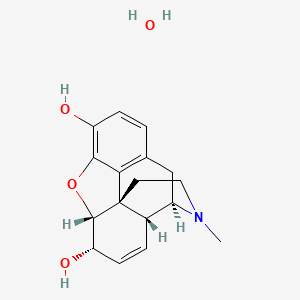 molecular formula C17H21NO4 B3354572 吗啡一水合物 CAS No. 6009-81-0