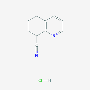 5,6,7,8-Tetrahydroquinoline-8-carbonitrile hydrochloride