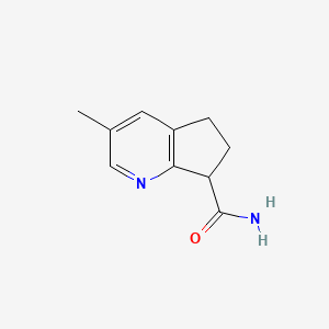 5H-Cyclopenta[b]pyridine-7-carboxamide, 6,7-dihydro-3-methyl-