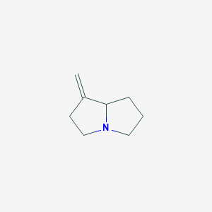 molecular formula C8H13N B3354613 1-Methylenepyrrolizidine CAS No. 6029-70-5
