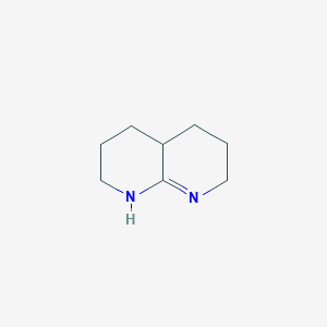 molecular formula C8H14N2 B3354711 1,2,3,4,4a,5,6,7-Octahydro-1,8-naphthyridine CAS No. 60832-40-8