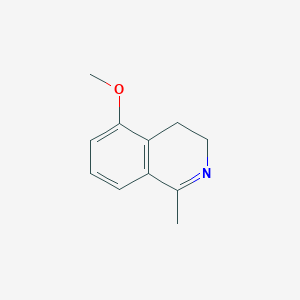 molecular formula C11H13NO B3354717 5-Methoxy-1-methyl-3,4-dihydroisoquinoline CAS No. 608519-36-4