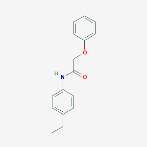 molecular formula C16H17NO2 B335473 N-(4-ethylphenyl)-2-phenoxyacetamide 