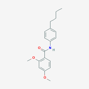 molecular formula C19H23NO3 B335478 N-(4-butylphenyl)-2,4-dimethoxybenzamide 