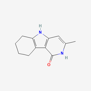 3-Methyl-2,5,6,7,8,9-hexahydro-pyrido[4,3-b]indol-1-one