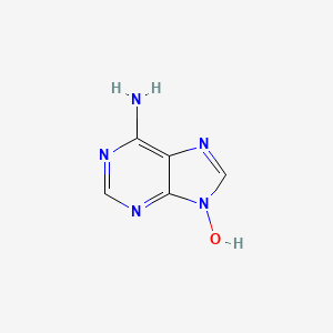 molecular formula C5H5N5O B3354829 9H-Purin-6-amine, 9-hydroxy- CAS No. 61193-39-3