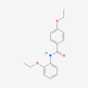 molecular formula C17H19NO3 B335483 4-ethoxy-N-(2-ethoxyphenyl)benzamide 