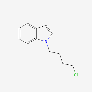 molecular formula C12H14ClN B3354837 1-(4-Chlorobutyl)indole CAS No. 61205-54-7