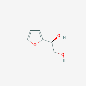 molecular formula C6H8O3 B3354840 1,2-Ethanediol, 1-(2-furanyl)-, (1S)- CAS No. 61243-05-8