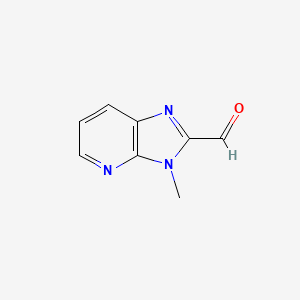 molecular formula C8H7N3O B3354860 3-Methyl-3H-imidazo[4,5-b]pyridine-2-carbaldehyde CAS No. 61289-66-5