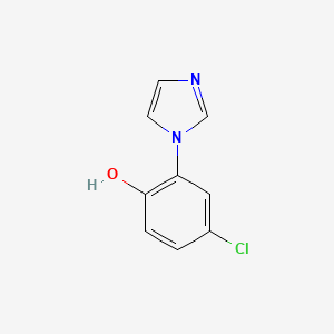 4-Chloro-2-(1H-imidazol-1-yl)phenol