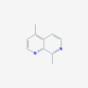 molecular formula C10H10N2 B3354890 4,8-Dimethyl-1,7-naphthyridine CAS No. 61327-61-5