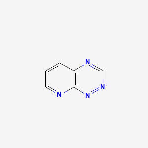 molecular formula C6H4N4 B3354902 Pyridino(3,2-e)1,2,4-triazine CAS No. 6133-44-4
