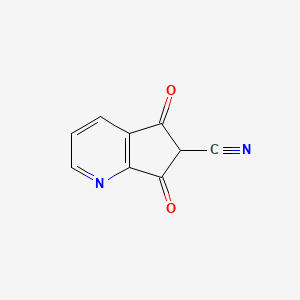 5,7-Dioxo-6,7-dihydro-5H-cyclopenta[b]pyridine-6-carbonitrile