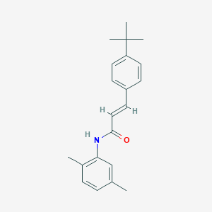 molecular formula C21H25NO B335497 3-(4-tert-butylphenyl)-N-(2,5-dimethylphenyl)acrylamide 