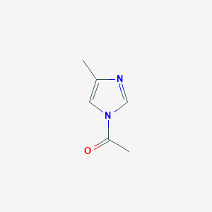 molecular formula C6H8N2O B3355027 1-Acetyl-4-methylimidazole CAS No. 61553-60-4
