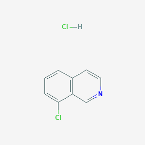 molecular formula C9H7Cl2N B3355033 8-Chloroisoquinoline hydrochloride CAS No. 61563-32-4