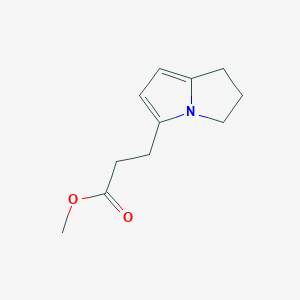 1H-Pyrrolizine-5-propanoic acid, 2,3-dihydro-, methyl ester