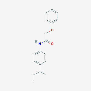 molecular formula C18H21NO2 B335506 N-[4-(butan-2-yl)phenyl]-2-phenoxyacetamide 